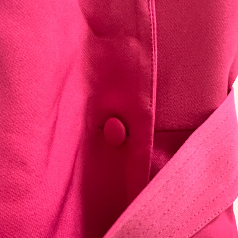 Zara Hot Pink Belted Sleeveless Wrap Romper - Picture 10 of 15
